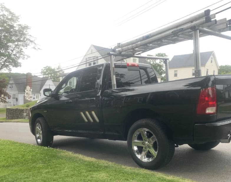 Fleet vehicle cleaning service being performed by Bay Village Power Washing in Bay Village